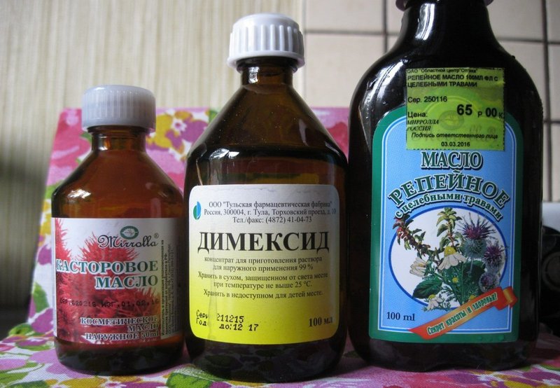 Dimexide et huiles