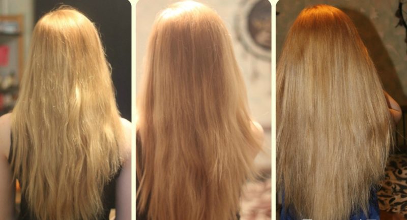 Le résultat après avoir utilisé de l'huile de lin