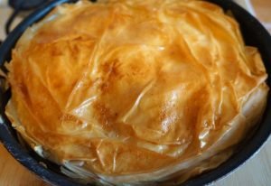 Tarte aux pommes - retournée