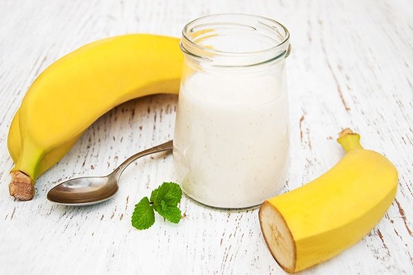 Masque au lait et à la banane